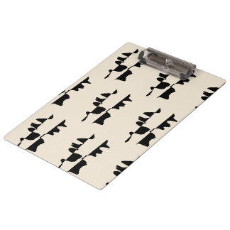 Dual Face Abstract Clipboard
