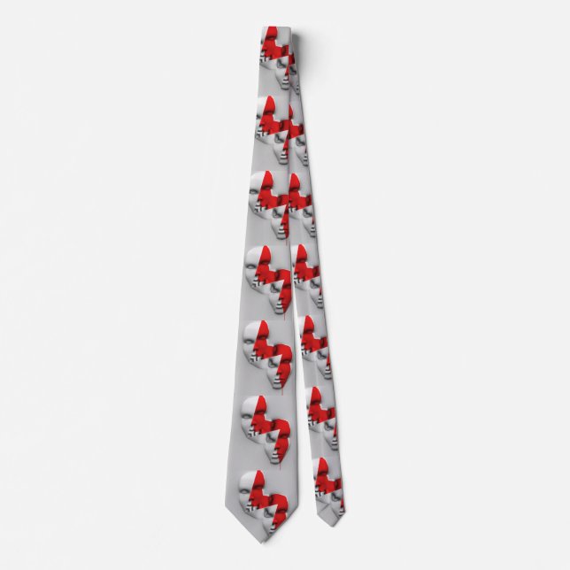 Dual Face Mask Neck Tie (Front)