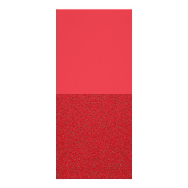 Dual Finish 4″×9″ Red Rack Card (Glitter Bottom) (Front)