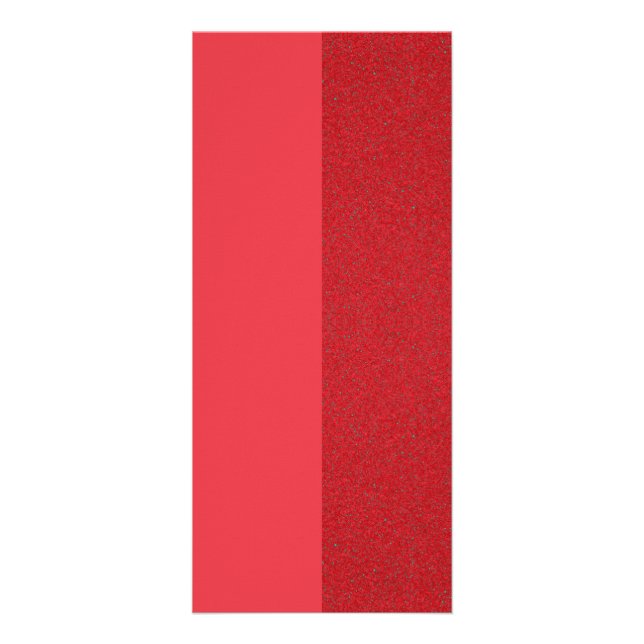 Dual Finish 4″×9″ Red Vertical Rack Card (Custom) (Front)