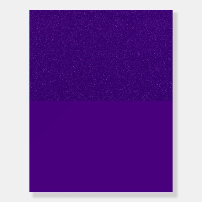 Dual-Finish Purple Display Foam Board – Customize (Front)