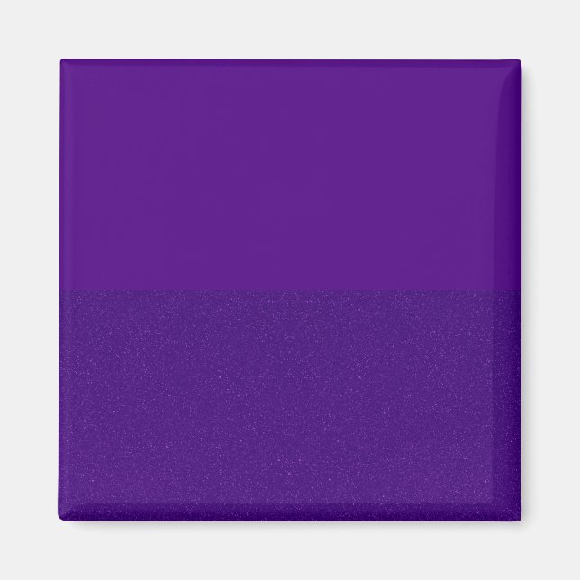 Dual-Finish Purple Square Magnet – Customizable (Front)