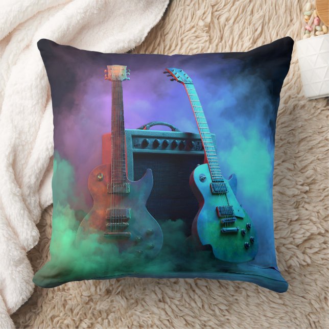 Dual Harmony Throw Pillow (Blanket)