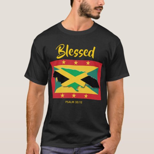 Dual Heritage JAMAICA GRENADA Christian Scripture T_Shirt
