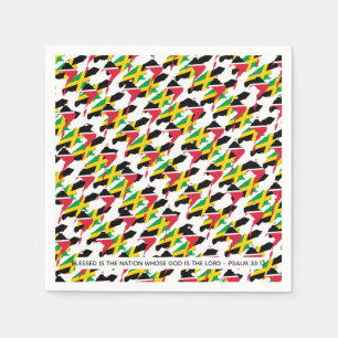 Dual Heritage JAMAICA TRINIDAD & TOBAGO Napkins