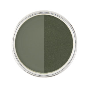 Dual Moss Green Modern Lapel Pin – Customizable