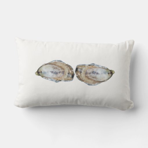 Dual Oyster Lumbar Pillow - Design A | Zazzle