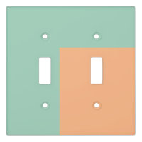 Dual Pastel Light Switch Cover, Choose Style