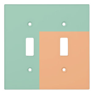 Dual Pastel Light Switch Cover, Choose Style Cover