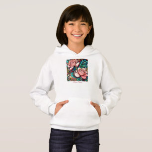 Dual Roses: A Spectacular Floral Arrangement Hoodie