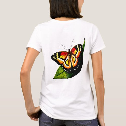 Dual_Sided Butterfly Bliss Natures Elegance Tee