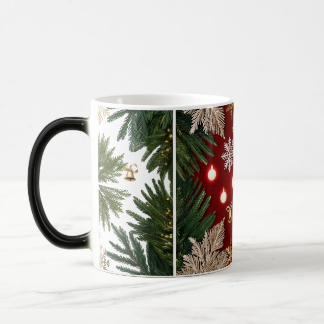 Dual-Sided Luxury Christmas Color Morphing Mug (Left)