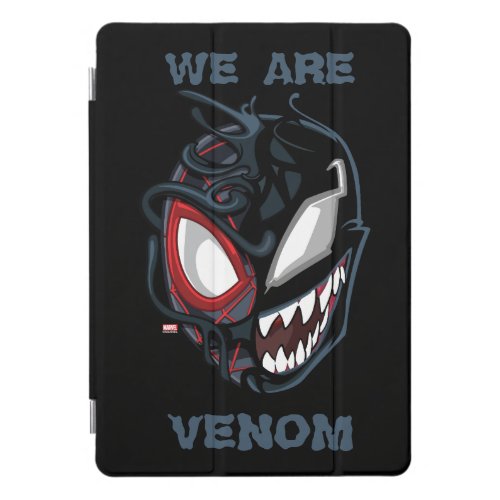 Dual Spider_Man Miles Morales  Venom Head iPad Pro Cover