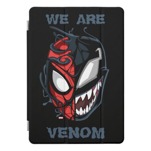 Dual Spider_Man Peter Parker  Venom Head iPad Pro Cover