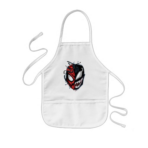 Dual Spider_Man Peter Parker  Venom Head Kids Apron