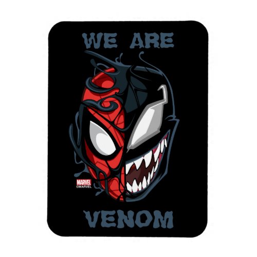 Dual Spider_Man Peter Parker  Venom Head Magnet