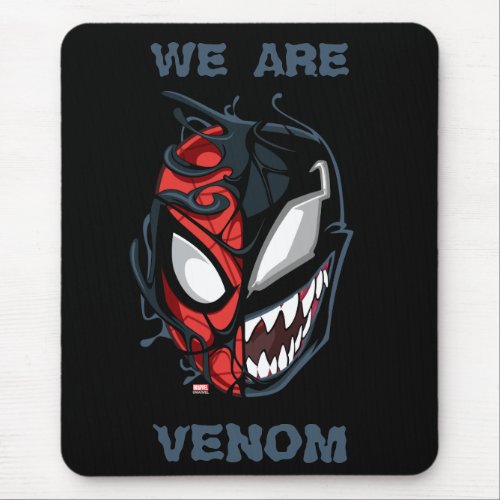 Dual Spider_Man Peter Parker  Venom Head Mouse Pad