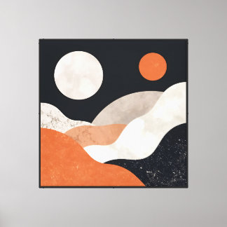 Dual Sun Horizons Canvas Print