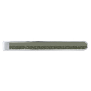 Dual Texture Moss Green Tie Bar – Customizable
