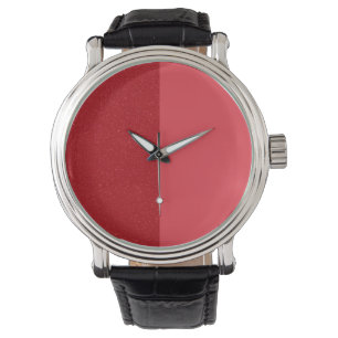 Dual Tomato Red Custom Watch