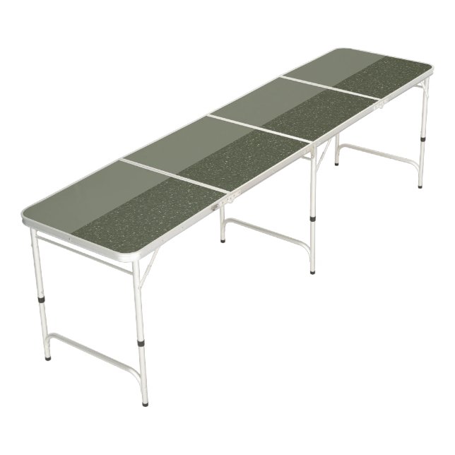 Dual-Tone Moss Green Beer Pong Table – Customize (Angled)