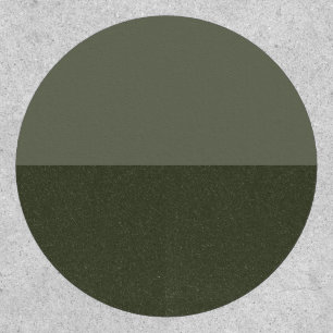 Dual-Tone Moss Green Custom Patch