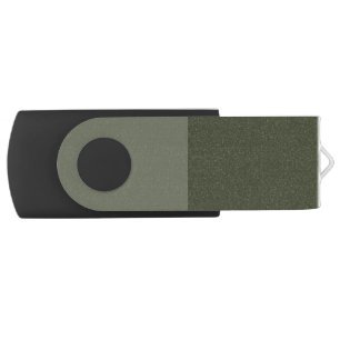 Dual-Tone Moss Green Noise Flash Drive – Customize