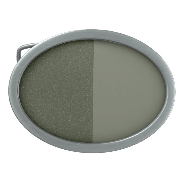 Dual-Tone Moss Green Sublimation Buckle (Custom) Belt Buckle (Front)