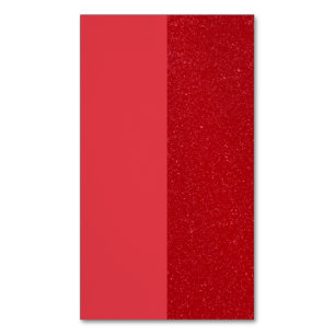 Dual Tone Red Magnetic Business Card – Customize