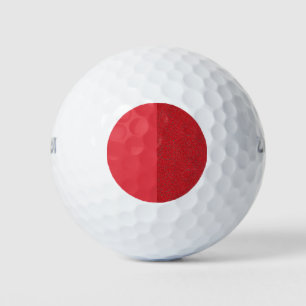 Dual-Tone Tomato Red Custom Golf Balls