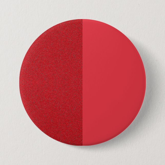 Dual-Tone Tomato Red Pin-Back Button – Customize (Front)