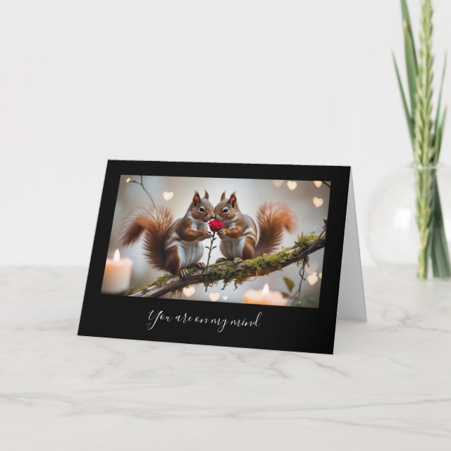 Dual Valentine animals Pass card (Front)
