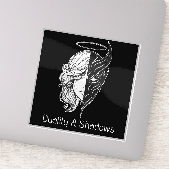 Duality and Shadow Sticker (Detail)