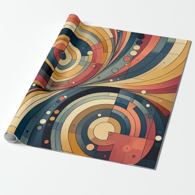 Duality - Bauhaus - Wrapping Paper (Unrolled)