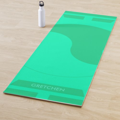 Duality  Greens Personalized Yoga Mat