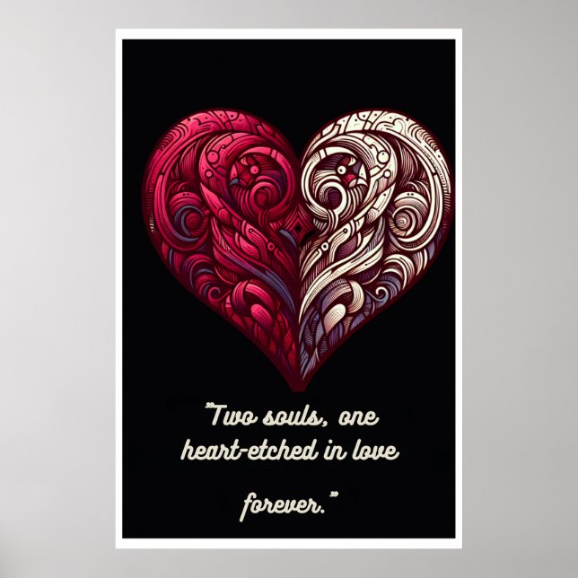 "Duality of Love: Eternal Connection" Poster (Front)