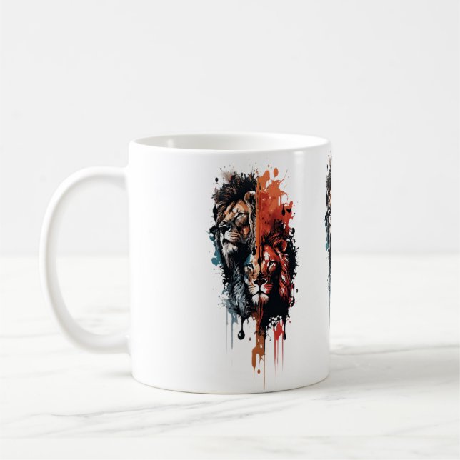 Duality of the king, The Split Sovereign  Coffee Mug (Left)