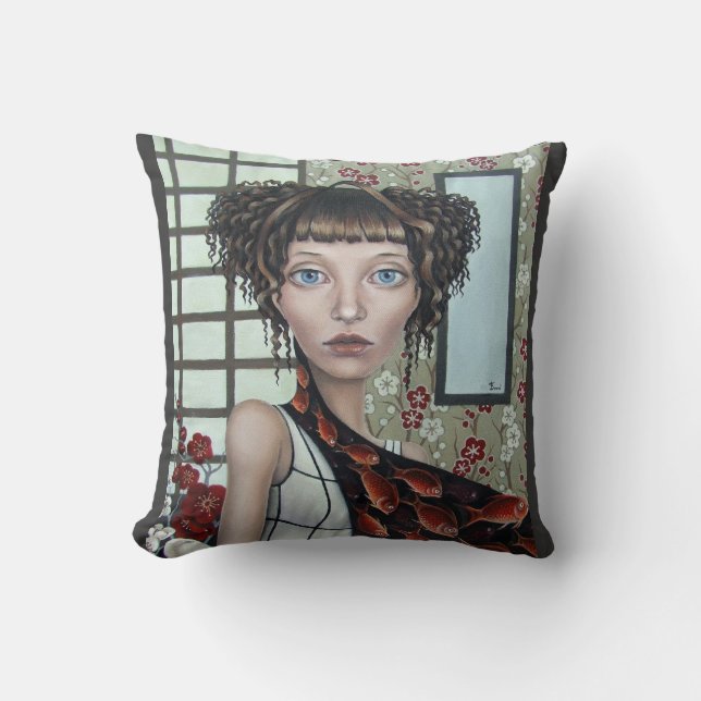 Duality Throw Pillow (Front)