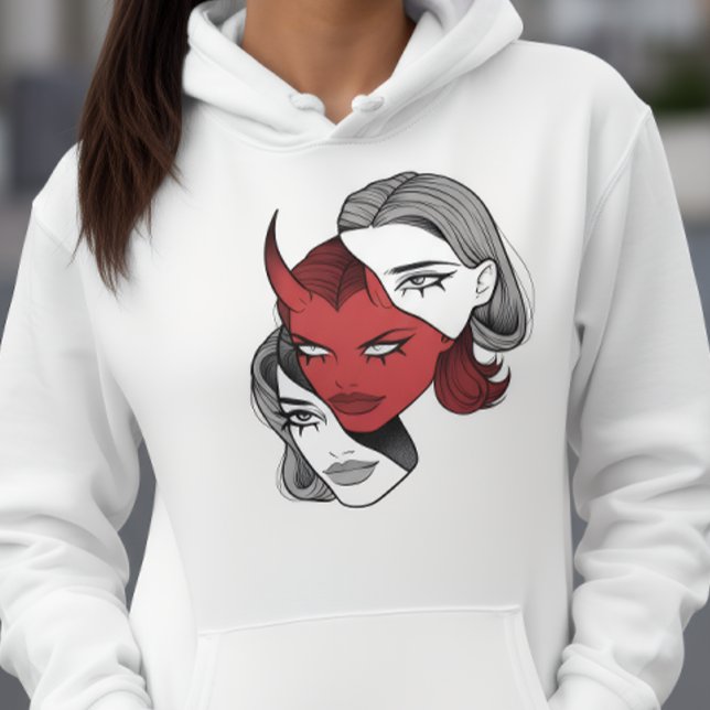 Duality Woman Hoodie (Creator Uploaded)