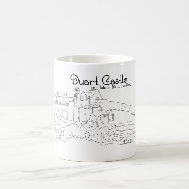 Duart Castle Isle of Mull Scotland  Coffee Mug (Center)