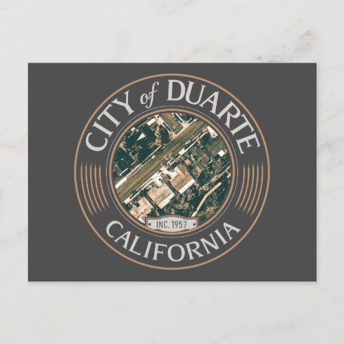 DUARTE LOS ANGELES CALIFORNIA _ CITY OF DUARTE CA POSTCARD