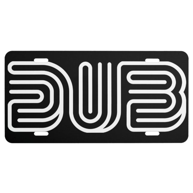 Dub License Plate (Front)