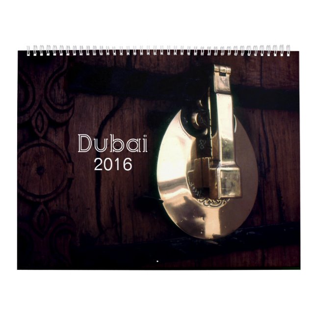 Dubai 2016 calendar (Cover)