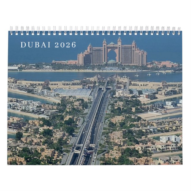 Dubai 2026 calendar (Cover)