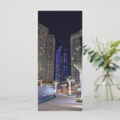Dubai architecture at night (Standing Front)