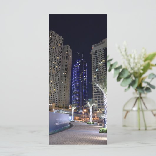 Dubai architecture at night (Standing Front)