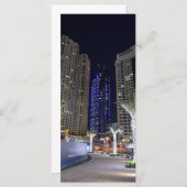 Dubai architecture at night (Front/Back)