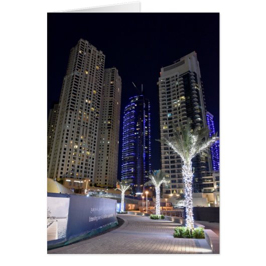 Dubai architecture at night (Front)