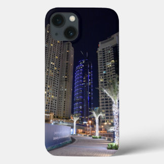 Dubai architecture at night iPhone 13 case
