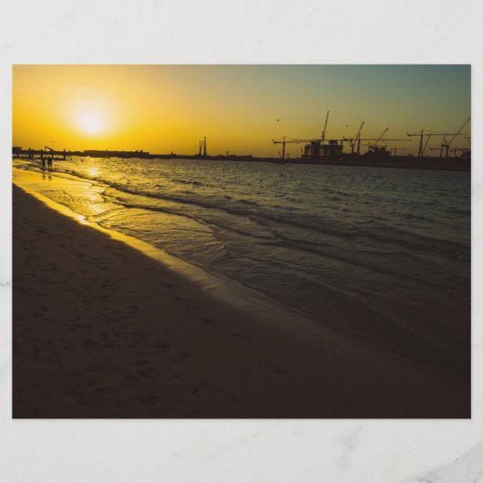 Dubai beach sunset (Front)